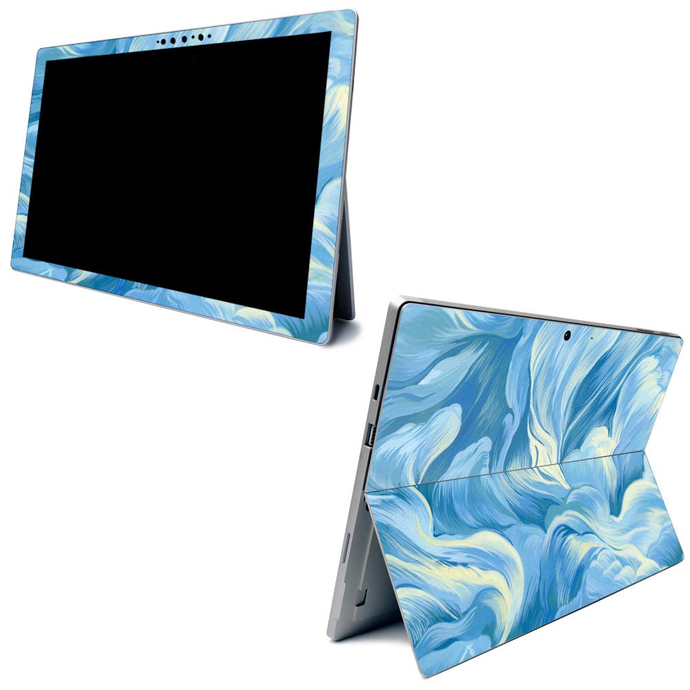 MightySkins Carbon Fiber Skin for Microsoft Surface Pro 7 - Whimsical | Textured Carbon Fiber Finish | Easy to Apply, Remove, and Change Styles | Made in The USA