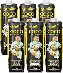 Água de Coco Quadrado 6unx1L Tradicional