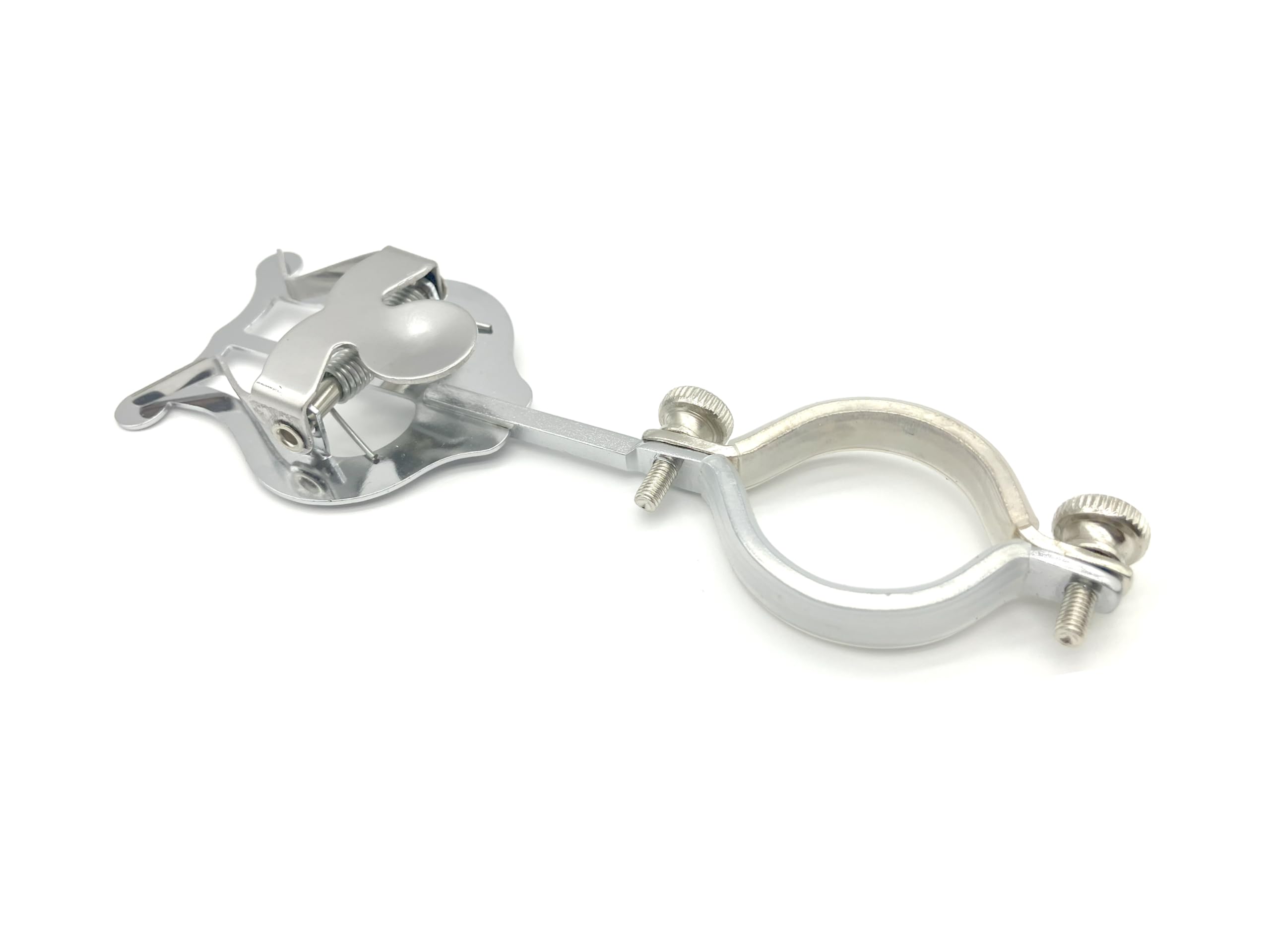 SOUNDACTURE Clarinet Lyre for Marching Band Metal Plating Music Sheet Clamp silver