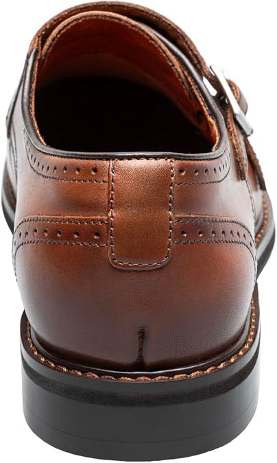 Stacy Adams Boswell Cap Toe Double Monk Strap