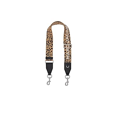 Marc Jacobs The Cheetah Embroidered Logo Strap Bags Black