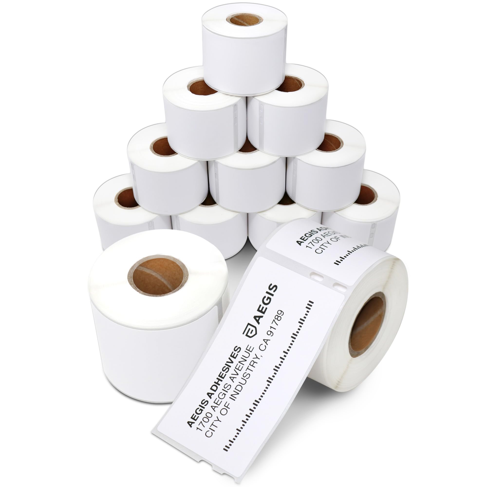 54 x 101 mm (2-1/8 x 4 in) Replacement for DYMO S0722430 30323 (12 Rolls/2640 Labels) Direct Thermal Shipping Postage Labels - Compatible with LabelWriter 450, 450 Turbo, 4XL Printers (NOT 550, 5XL) — image 1