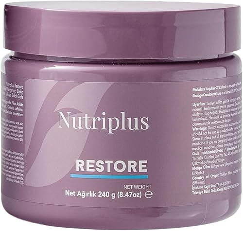 FARMASi Nutriplus Mineral Powder Restore Suplemento dietético  240 g  8.47 oz  Minerales esenciales y electrolitos para nutrición diaria,