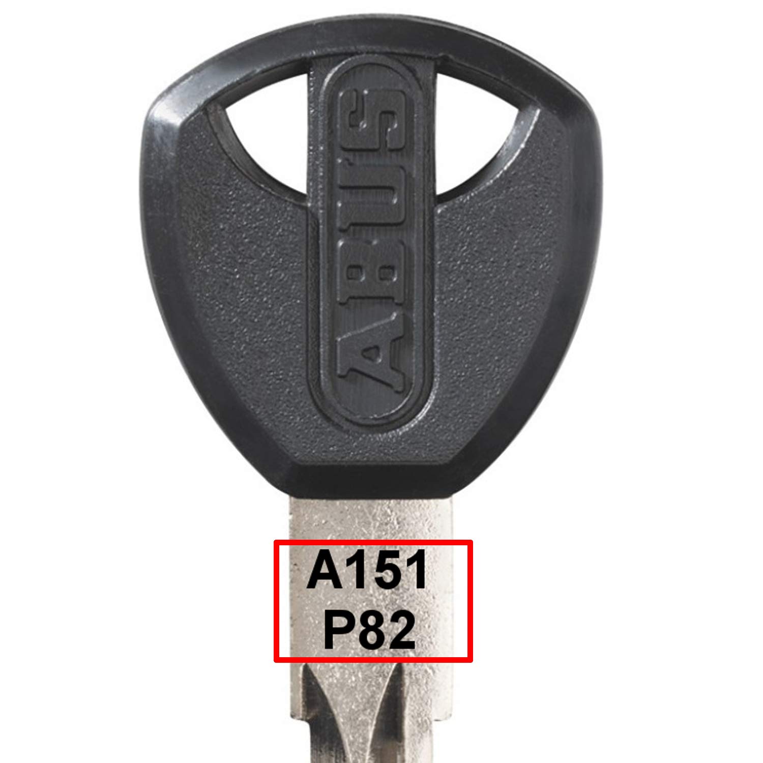 ABUS P82 Fahrradschlssel - Ersatzschlssel Zusatzschlssel auf Ihre  bestehende Schlieung (Code P82 A001 bis C502) : Amazon.de: Baumarkt