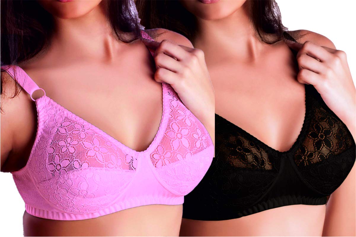 Maiden BeautyBeautyliner Full Coverage Lacy Bra_PKBLK_25_38E