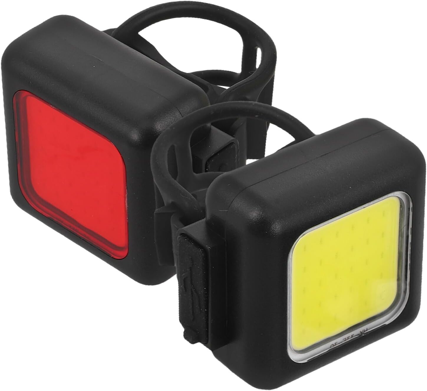 Cabilock Bicycle Lights Set Front White Headlight and Rear Red Taillight Rechargeable Mountain Bike Safety Cycling Warning Lamp for Outdoor Riding