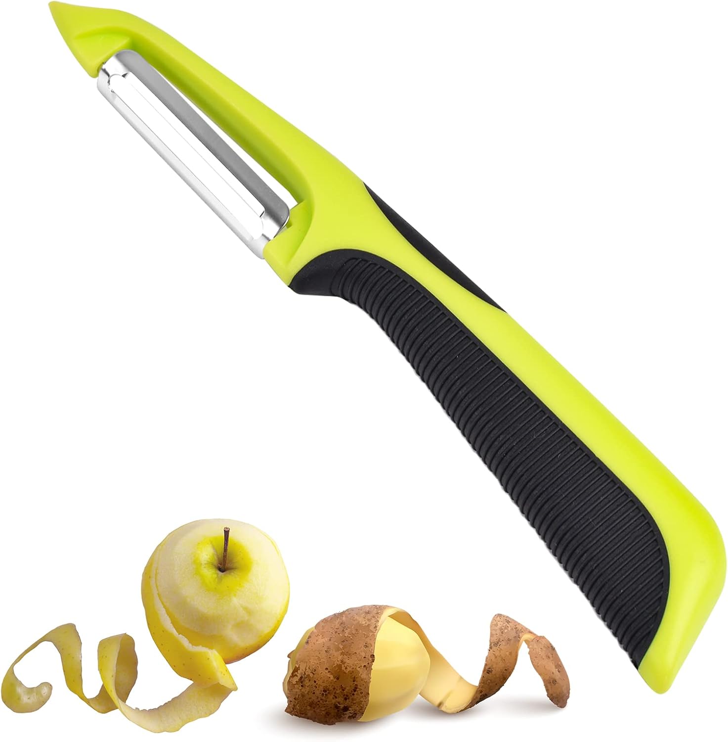 Potato Peeler Stainless Steel Rotary Peeler for Kitchen Vegetable Fruit