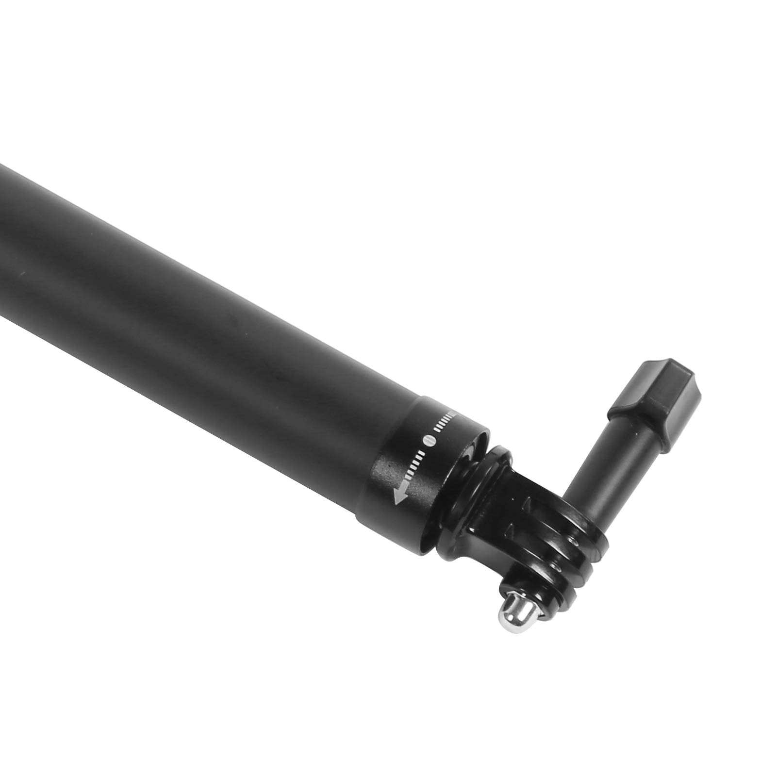 VBESTLIFE Asta di prolunga per Selfie Stick da 3 Metri / 9,8 Piedi in Fibra di Carbonio Leggera per Telecamera di Movimento, Telecamera Tascabile