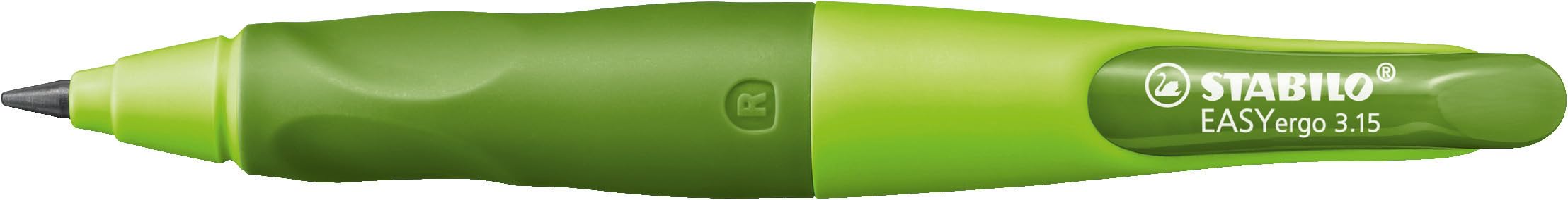 STABILO EASYergo 3.15 - Lápiz de escritura para diestros (verde claro/oscuro)