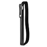 Pencil Case for Apple Pencil Pro, Apple Pencil 1st/2nd Generation & (USB-C), PU Leather Pencil Sleeve Pouch with Detachable Elastic Band Attach to iPad, New Black