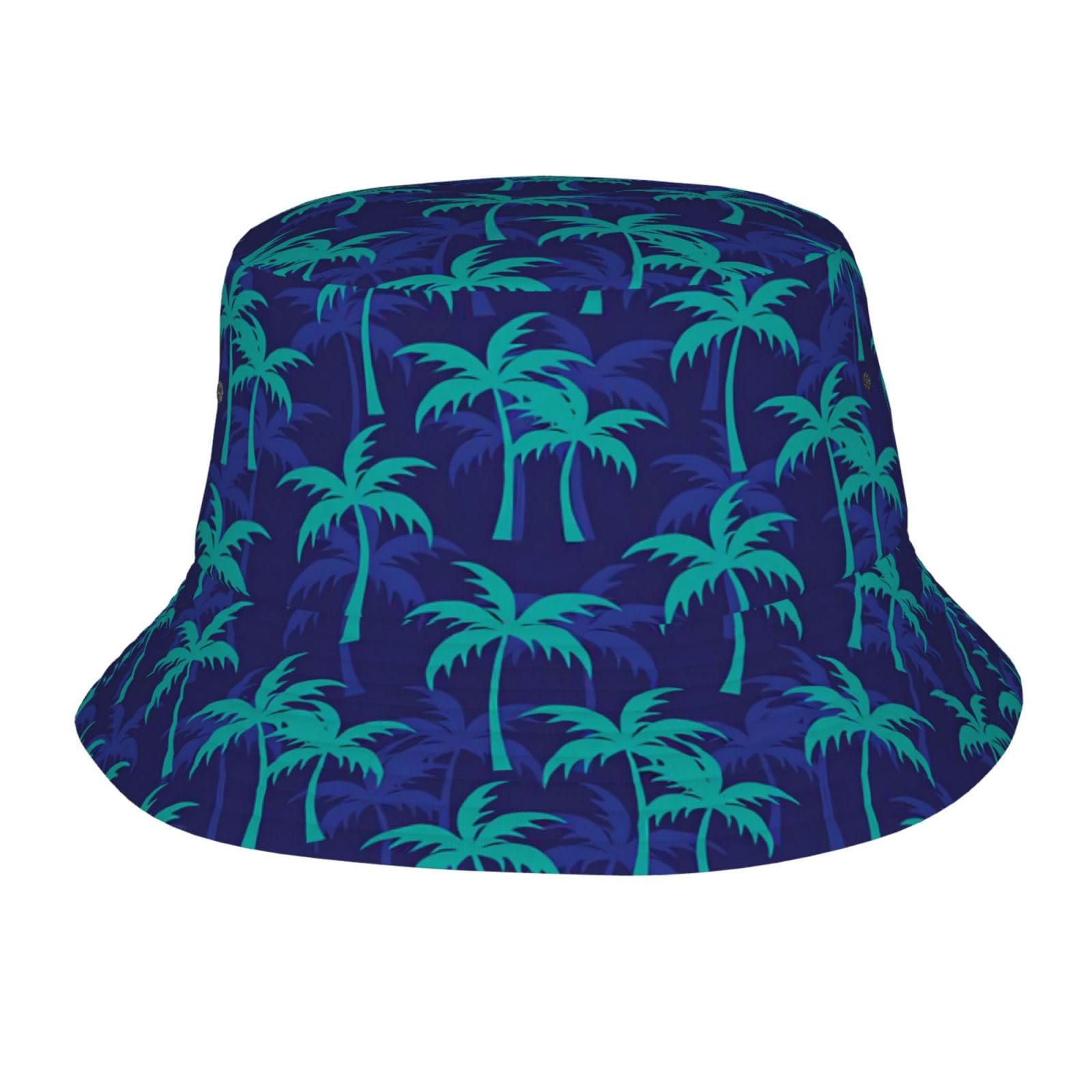 ZenzenzeCool Bucket Hat Beach Sun Hat Beach Fishing Hat for Men Women Teens, Reversible Double-Side-Wear