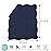MONOBLANKS Baby Quilt Personlized Monogram Lightweight Embossed Scalloped Throw Blanket Four Seasons (Navy)