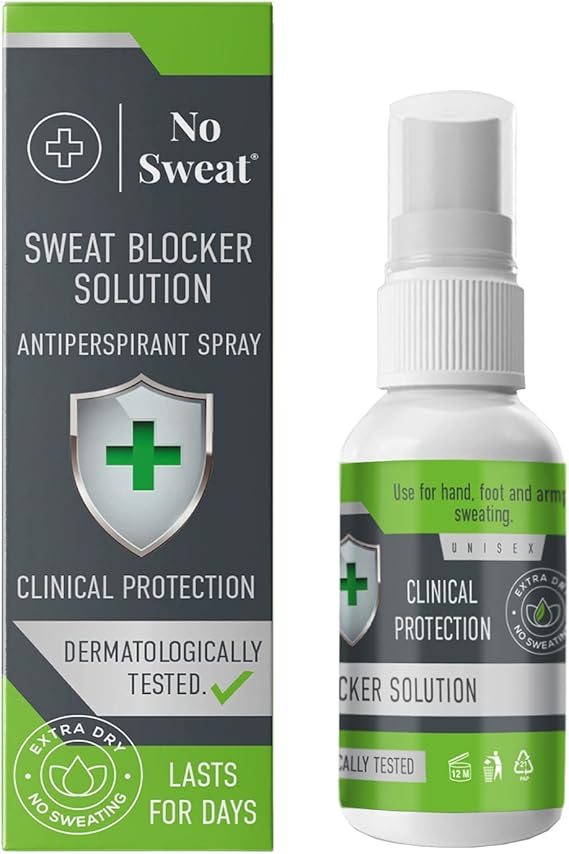 No Sweat Maximum Strength Clinical Antiperspirant Spray, Strong