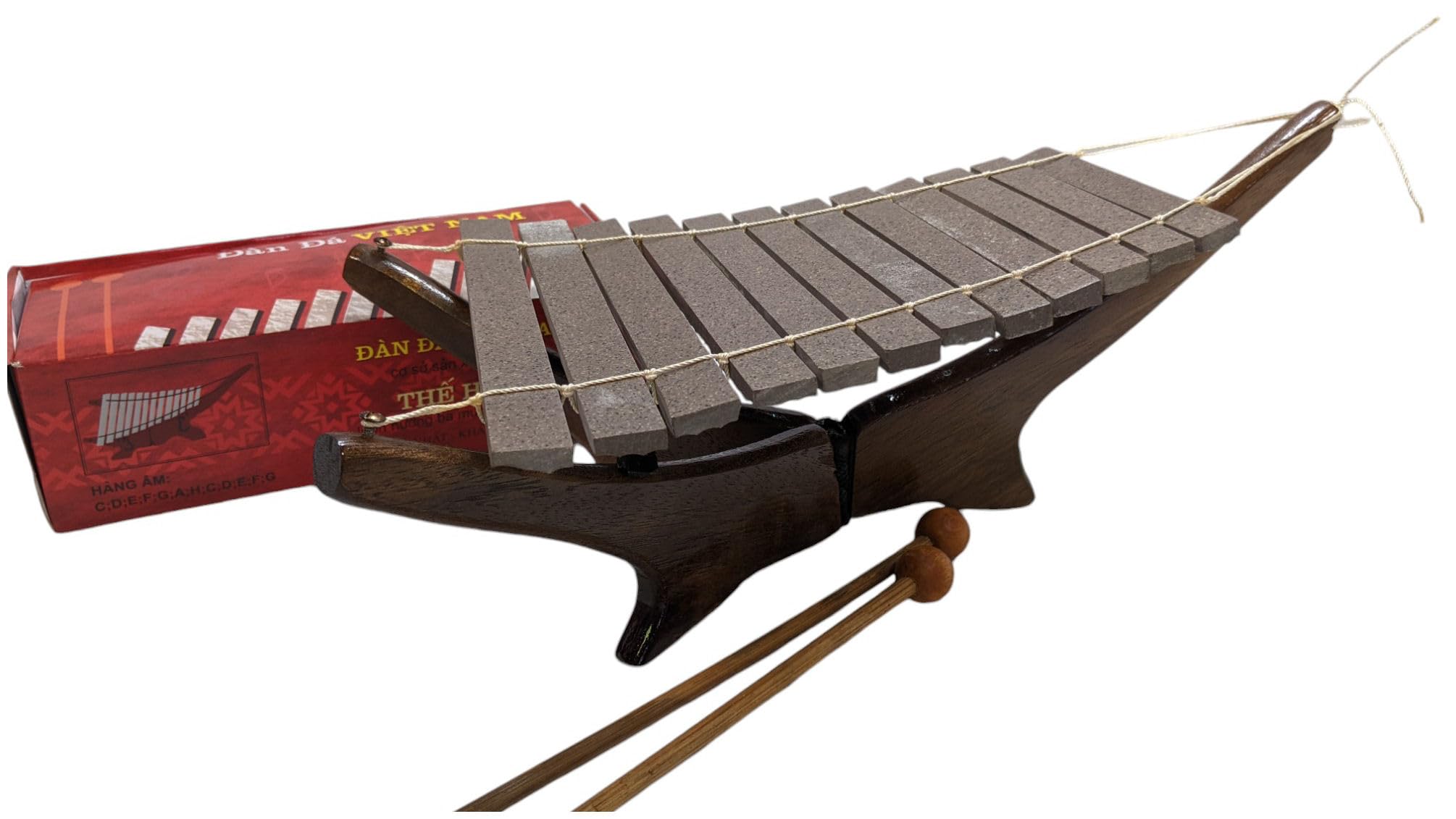 Xylophone Vietnamien Dan Da en céramique 34 cm