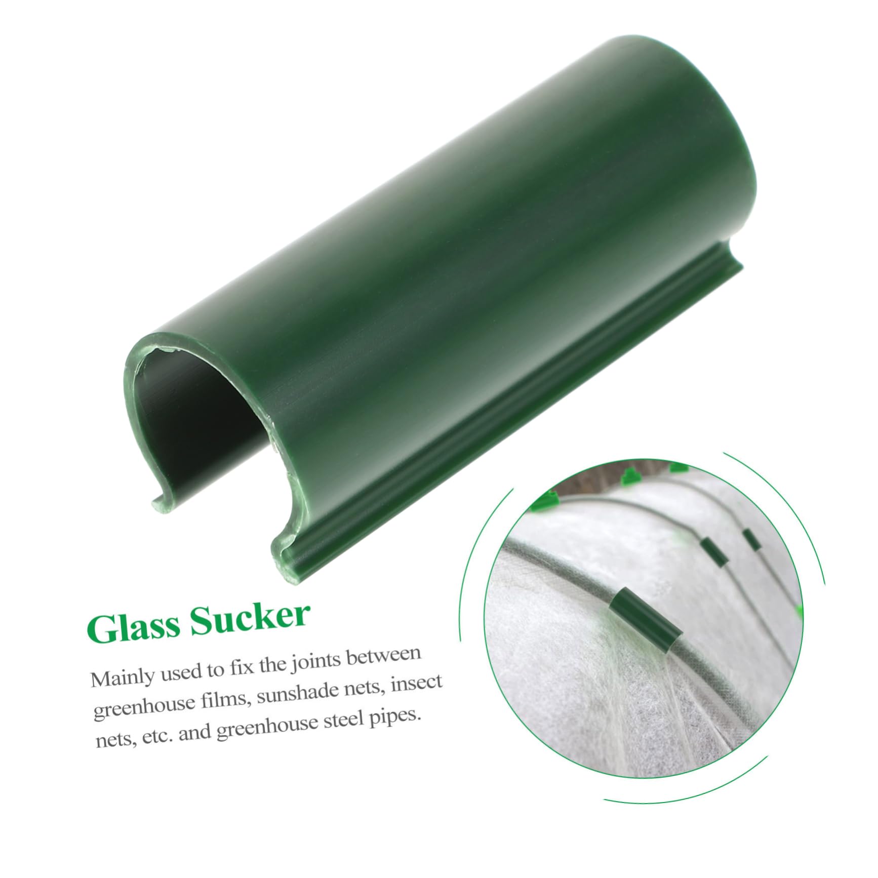 Balacoo 32pcs Greenhouse Clamp Set Easy to Use Sunshade Net Pvc Pipe Holder for Gardening Farming