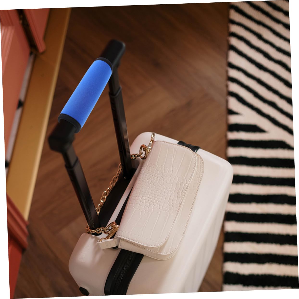 LIFKOME 10piezas Funda De Neopreno para De Maleta Cubierta De Equipaje y Resistente Accesorios De Negro y Azul