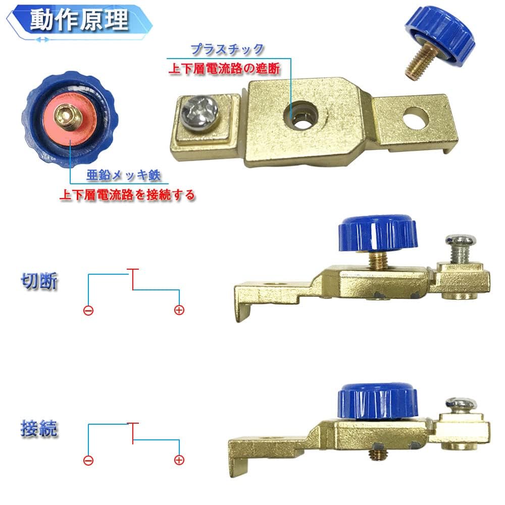 Amazon.co.jp: オートバイ バッテリーカットオフ 切断スイッチ