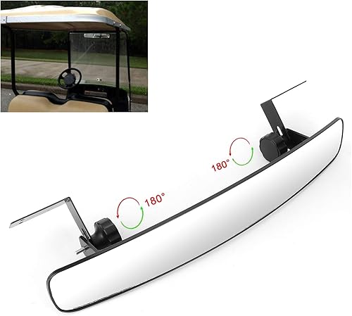 Miniatura 3 de Espejo retrovisor, gran angular de 180 grados, vista panorámica del coche, espejo retrovisor central convexo, apto para E Z GoClub Car, carretilla