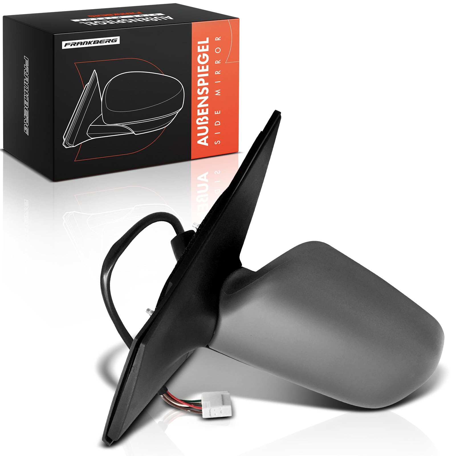 Frankberg Specchietto retrovisore esterno elettrico sinistro a 5 Poli | Compatibile con: Yaris P1