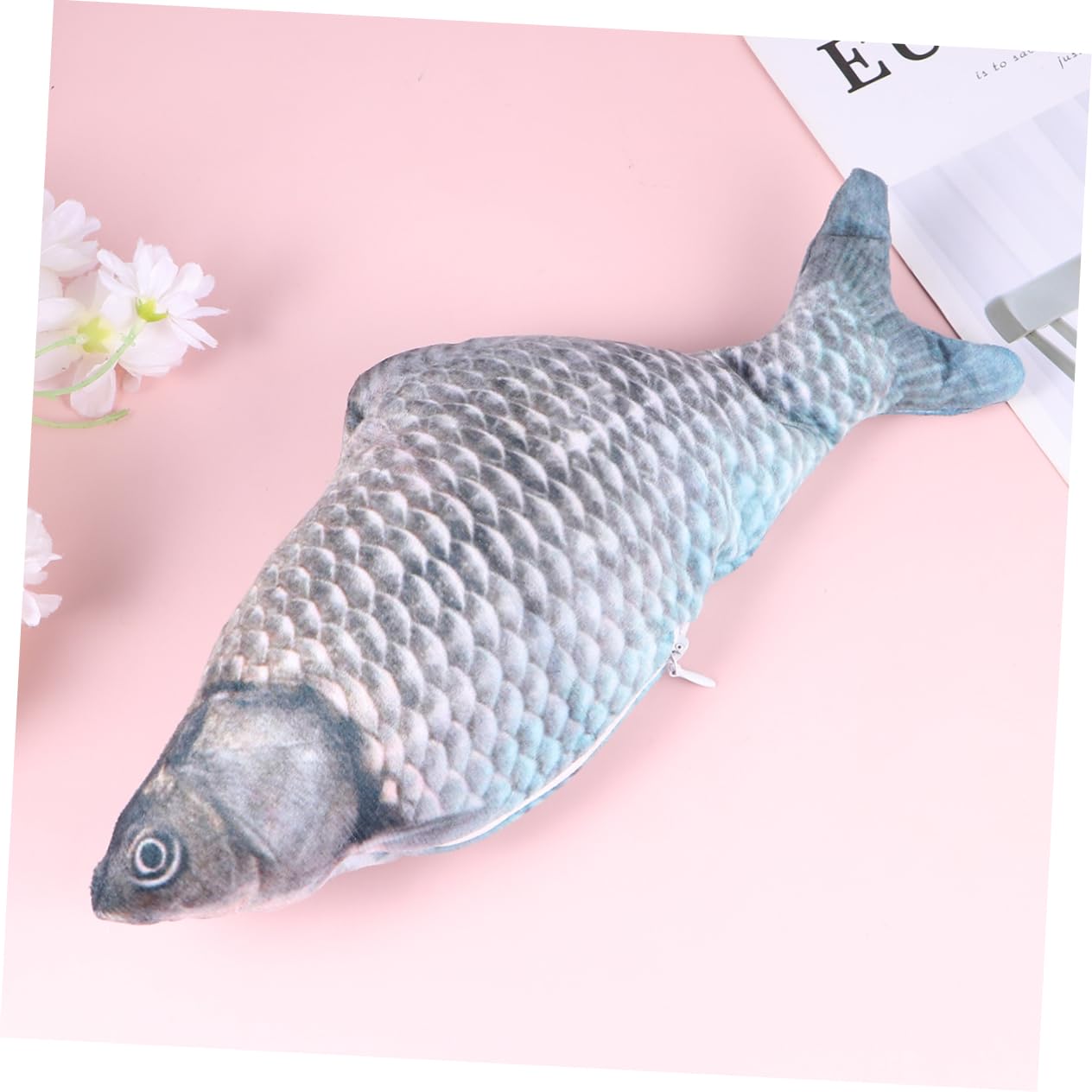 FOMIYES 3stücke USB Wiederaufladbares Spielzeug Für Katzen Elektrisches Jumping Fish Katzenspielzeug Plüsch Interaktives Kratzspielzeug Aktivität Und Spielverhaltens Crucian Style