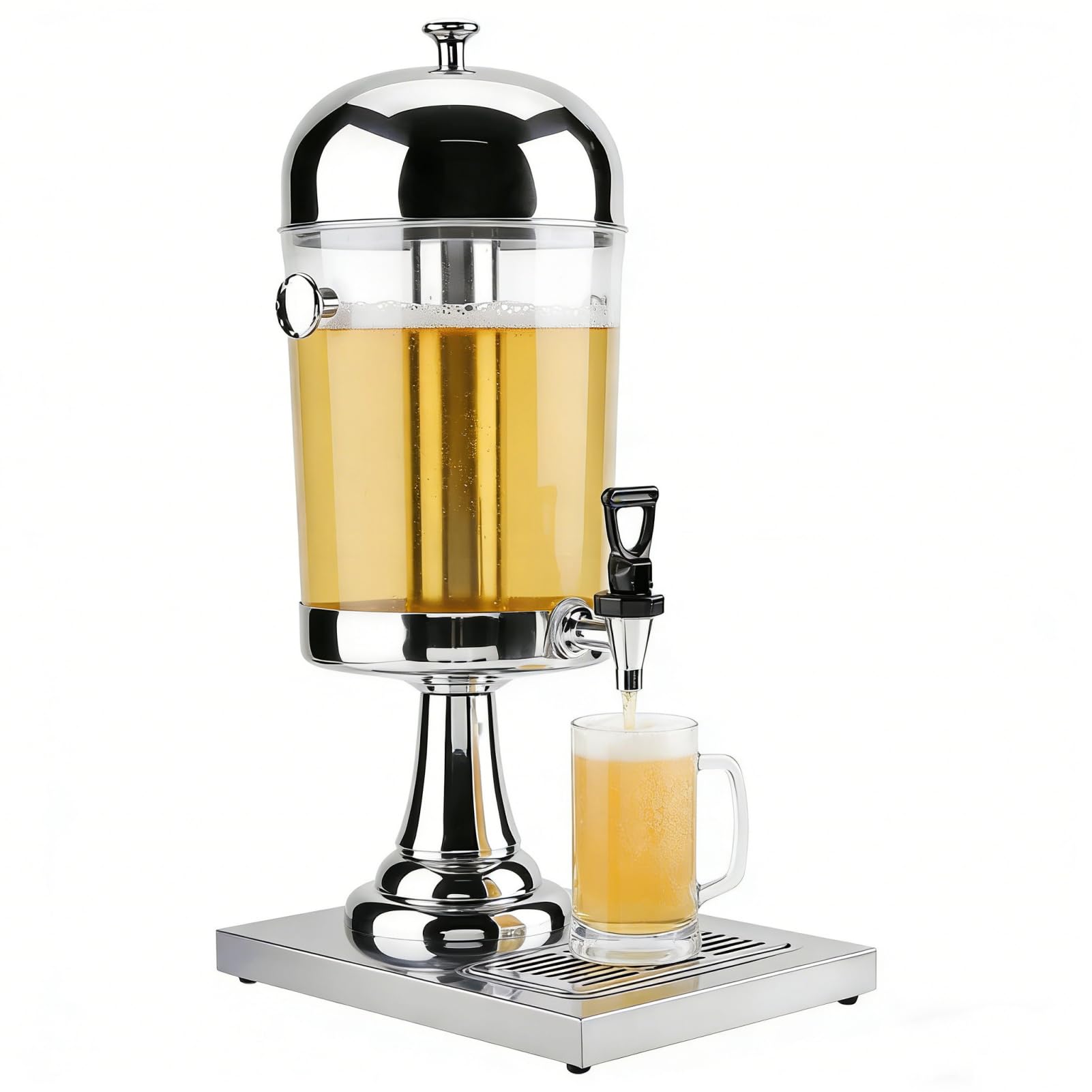 Dispenser di Bevande 8L Contenitore Per Succhi Caldi E Freddi Distributore di Succhi iniaio Inossidabile Per Ristorante Bar'hotel Casa E Feste