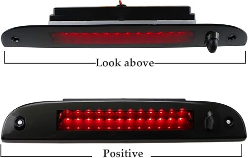 Miniatura 6 de Tercer 3er freno CHMSL central de montaje alto de la lámpara de luz de freno de repuesto para Ford ExplorerMercury Mariner 2002-2010 (LED humo de