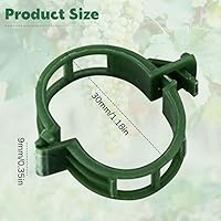 Vista 6 de 100Pcs 2025 Upgraded Plant Clip Secured Plastic Plant Clip for Climbing Plants, Plant Support Clips Tomato Clip for Climbing Plants Clips for Tomato