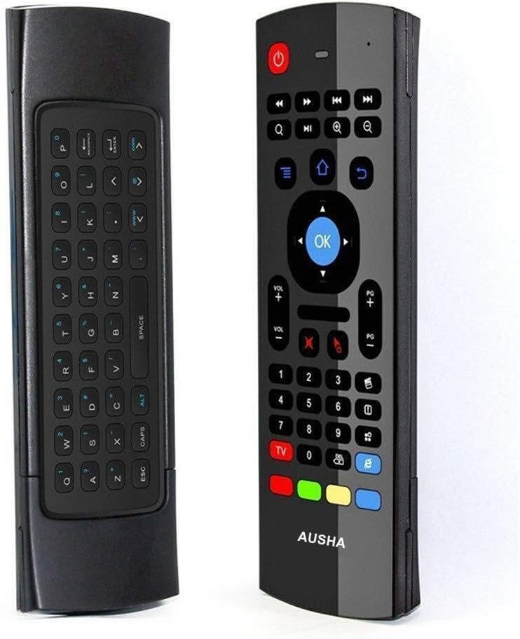- Air Mouse SmartUniversal TV Remote with IR Learning and Keyboard for All Android Devices Like Projector,Android TV Box,Smart Android TV,Set top Cable Box, and Gaming Boxes