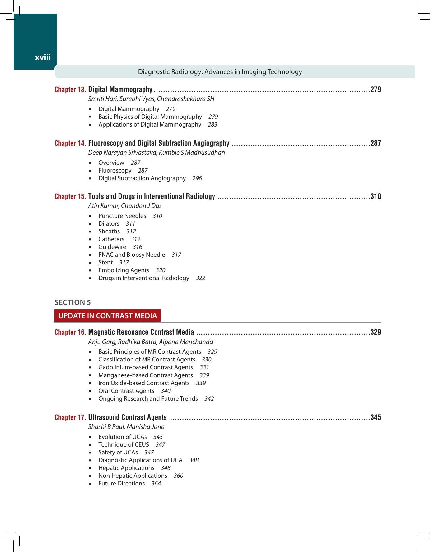 Diagnostic Radiology: Advances in Imaging Technology