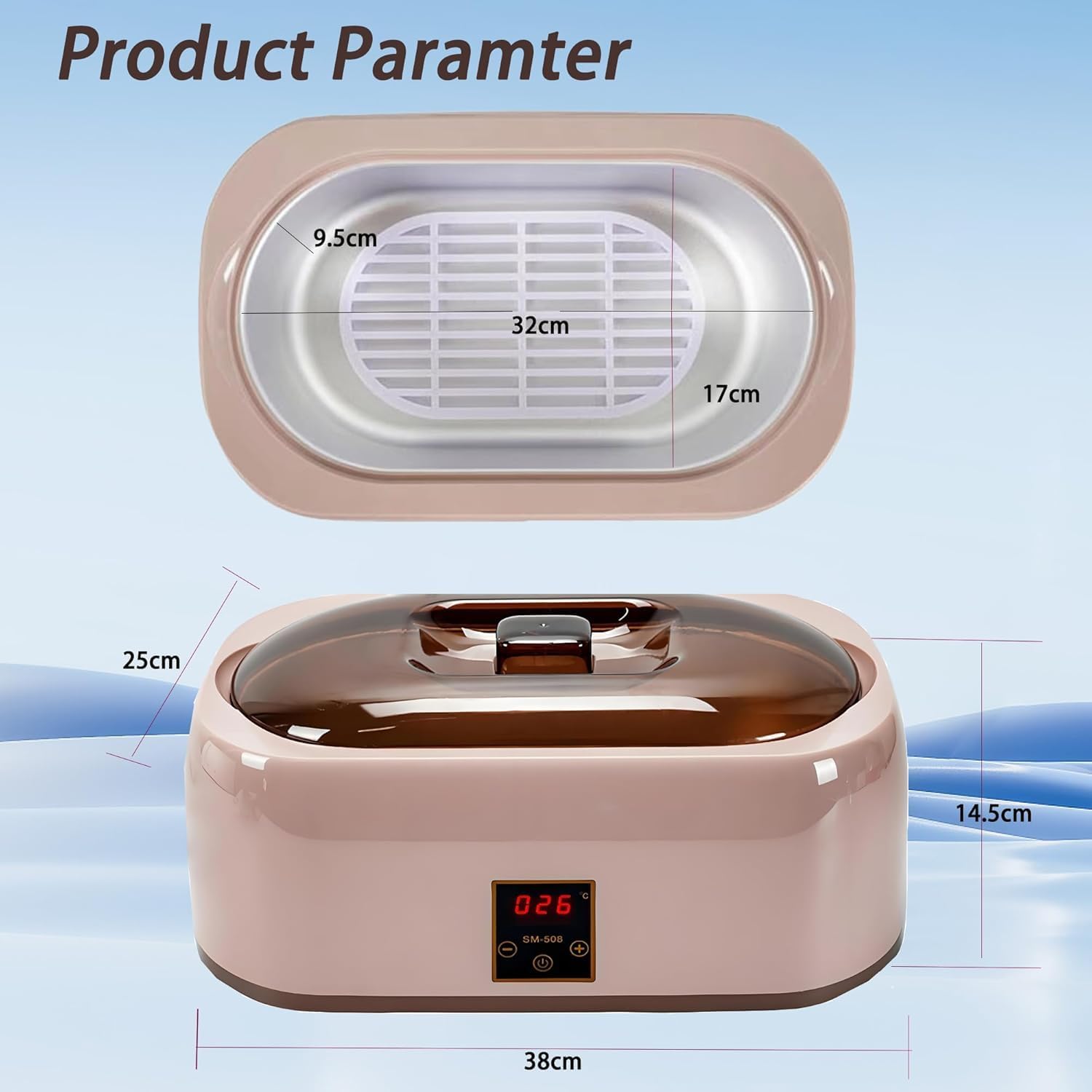Baño de cera de parafina para manos y pies | Kit de terapia de cera hidratante para suavizar la piel seca de manos, codos y pies | Tratamiento de spa para el hogar y el salón