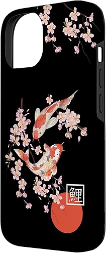 Miniatura 5 de Funda para iPhone 13 Pro Max Cherry Blossom Koi Carp Fish Japanese Sakura Graphic Art