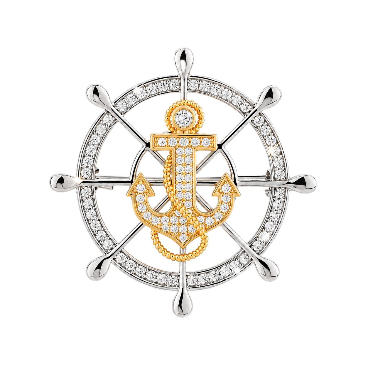 Men’s Decorative Lapel Brooches, Classic Suit Pins For Gentlemen, High-End Men's Brooches, Fits Multiple Occasions, Nice Present Choice For Father, Husband, Groom And Business Partners