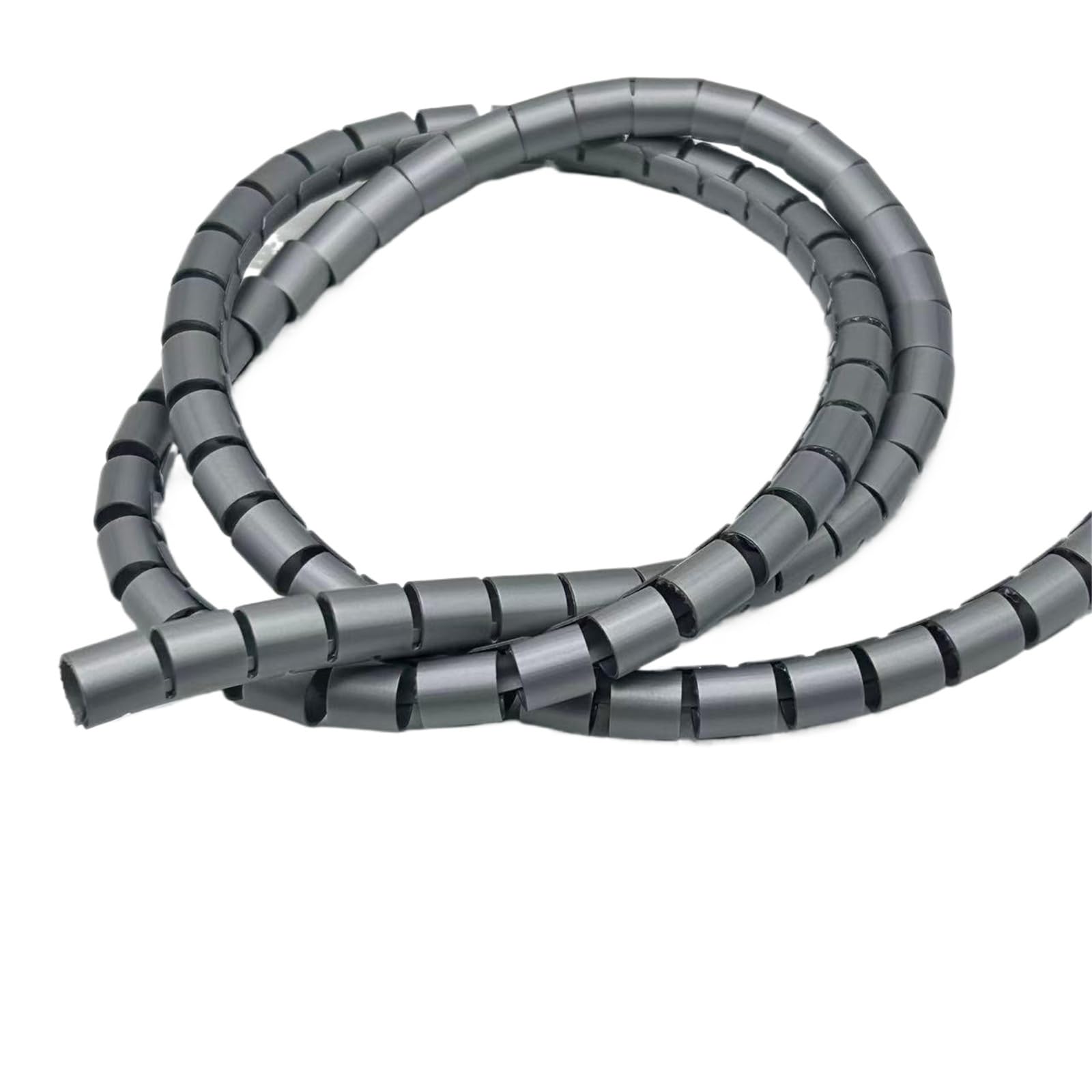 Protecteur de câble spiralé de 30 mm de diamètre intérieur, Tube Organisateur de Fils Robuste for la Protection des tuyaux protéger Le Manchon(Grey,10 Meters)