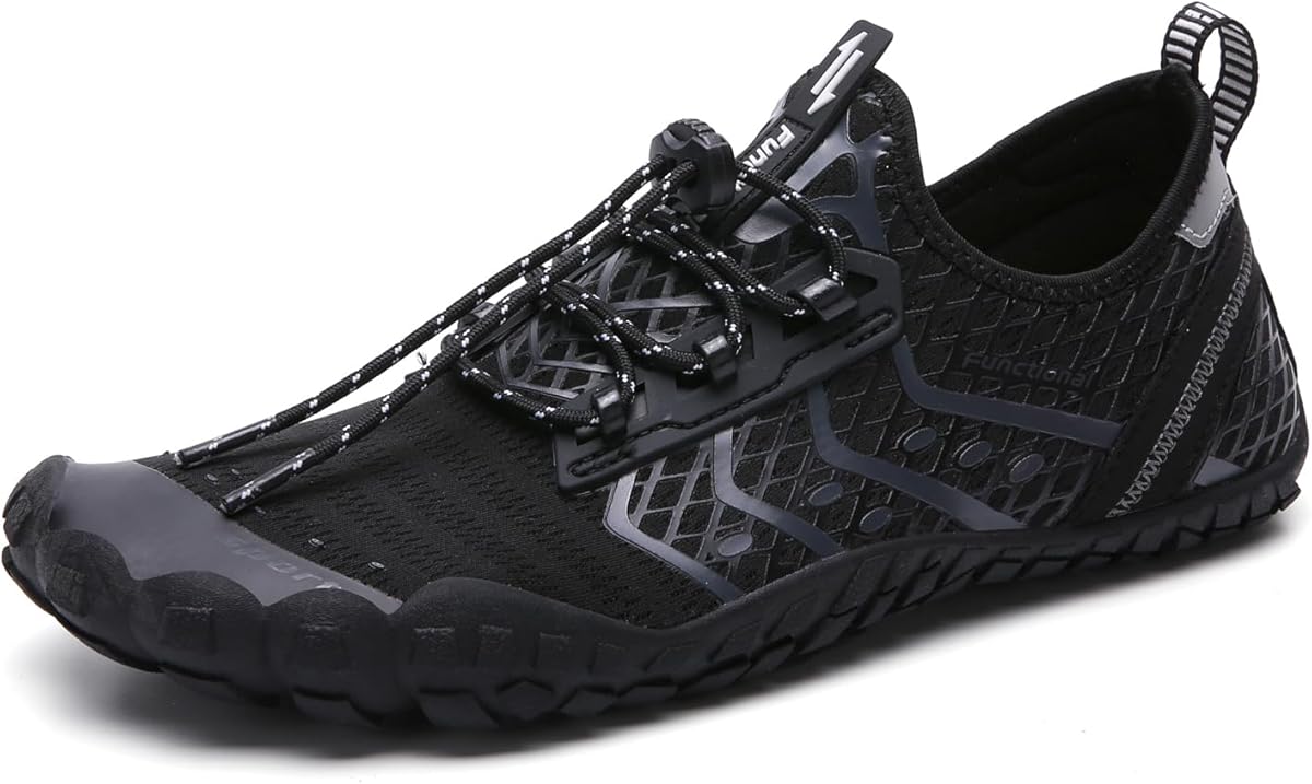 UBFEN Water Shoes Aqua Swim Shoes Mens Womens Beach Sports Quick Dry Barefoot for Boating Fishing Diving Surfing