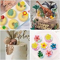 Vista 21 de Roses Mold Flower Silicone Cake Molds Chocolate Sugarcraft Decorating Fondant Fimo Tools 4 Size Pink 2 Piece