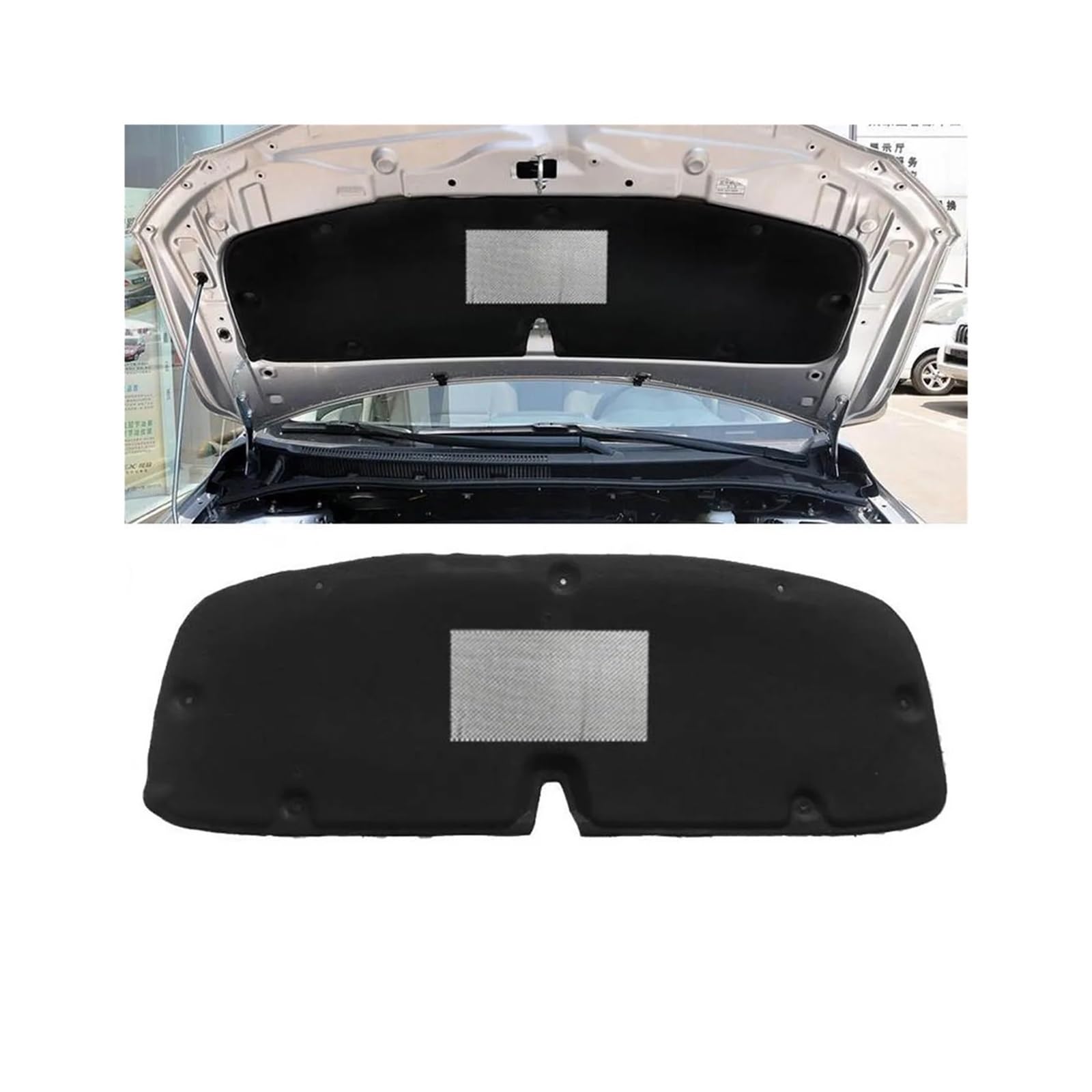 Compatible for Toyota Corolla E140 2007-2013 2008 2009 Cars Engine Hood Pad Heat Insulation Cotton Mats Fireproof Covers Sound Accessories