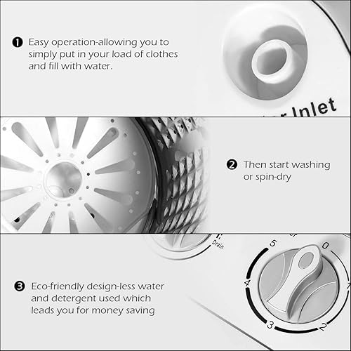 Miniatura 8 de Generic EP24779 FUTADA Lavadora, Gris