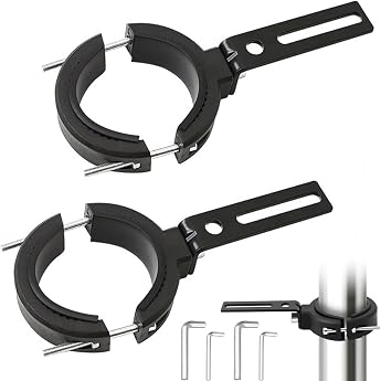Work Light Bracket Universal 2 Pieces Headlight Mounts Motorcycle 38-60 mm Tube Bracket for Motorcycles Off-Road Vehicles