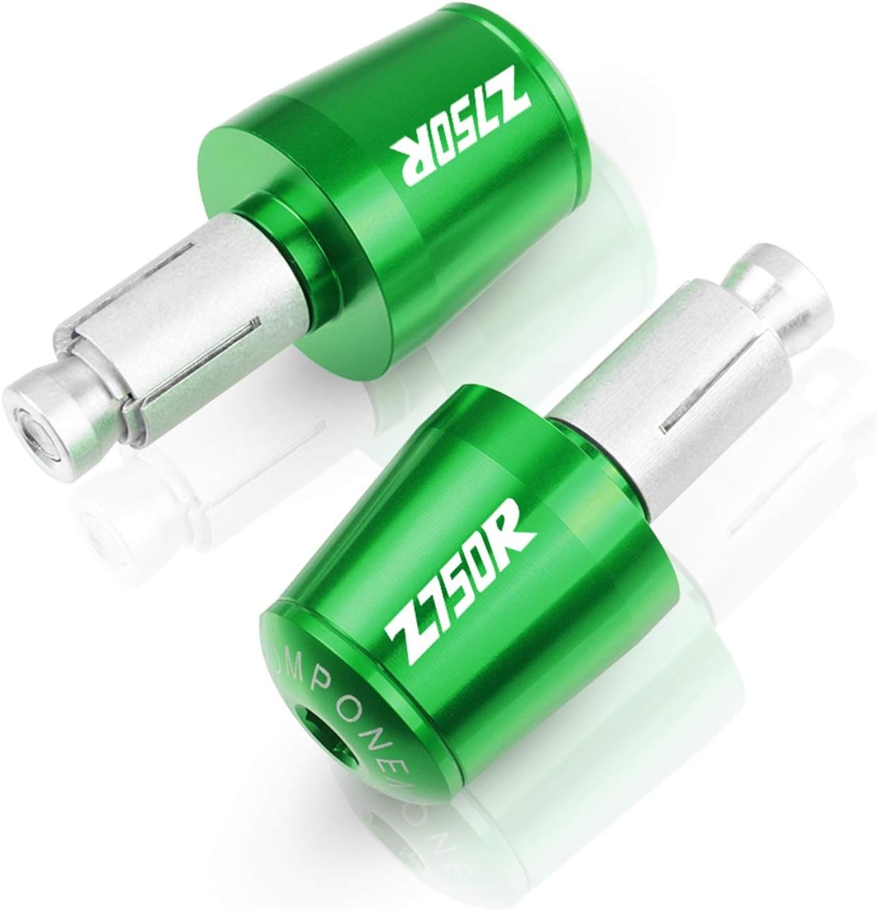 Compatible with Ka wasa Ki Z750R Z 750R 2011 2012 Motorcycle Handlebar Grip End Caps Plugs Moto Handle Bar Weight Slider Grips Bar Ends(A1)