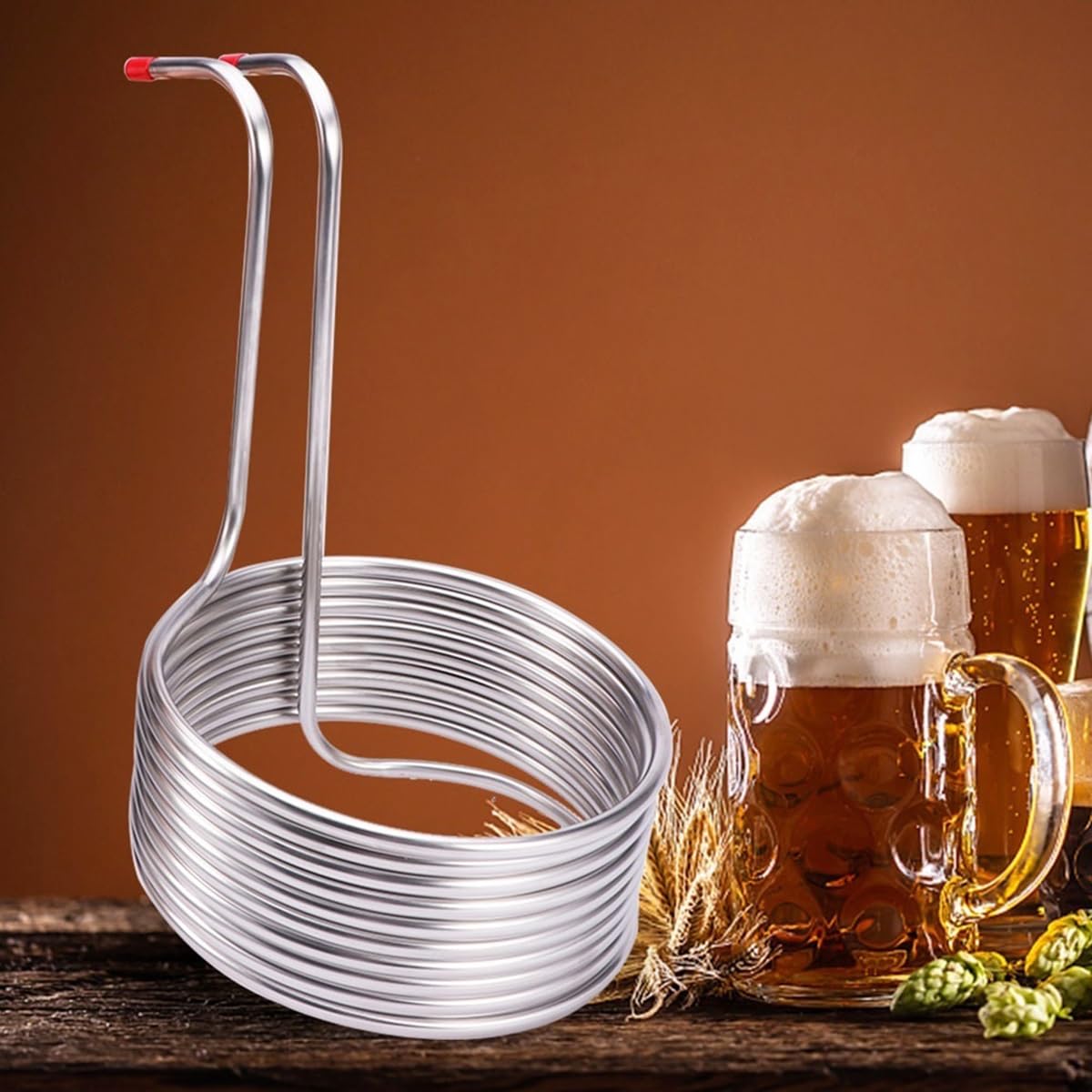 WESTUX Serpentín De Enfriamiento De Cerveza, Serpentín De Enfriamiento De Acero Inoxidable For Enfriador De Mosto De Elaboración Casera De Cerveza (Size : 8m)