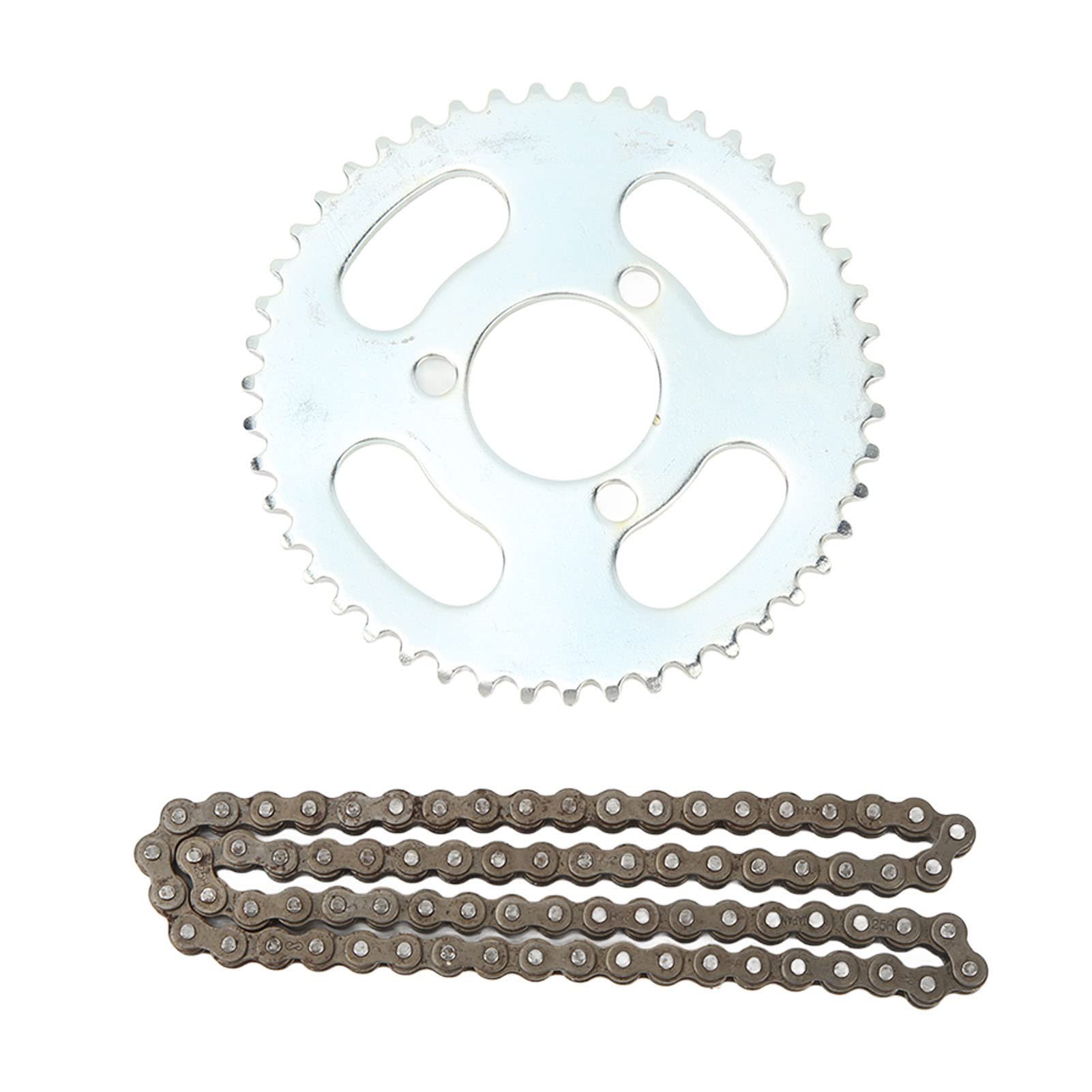 Kit Motore Elettrico, Spazzolato DC, Per Bici Elettriche, Ad Alta Velocità, Materiale in Lega di Alluminio, 120 W, 12 V, 25H76 Catena, 47 Denti, Fai da Te, For DIY e Riparazione