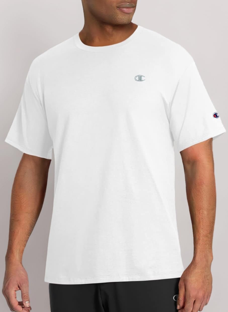 Champion Men's Classic Jersey Script T-Shirt T-Shirt (Pack of 1)