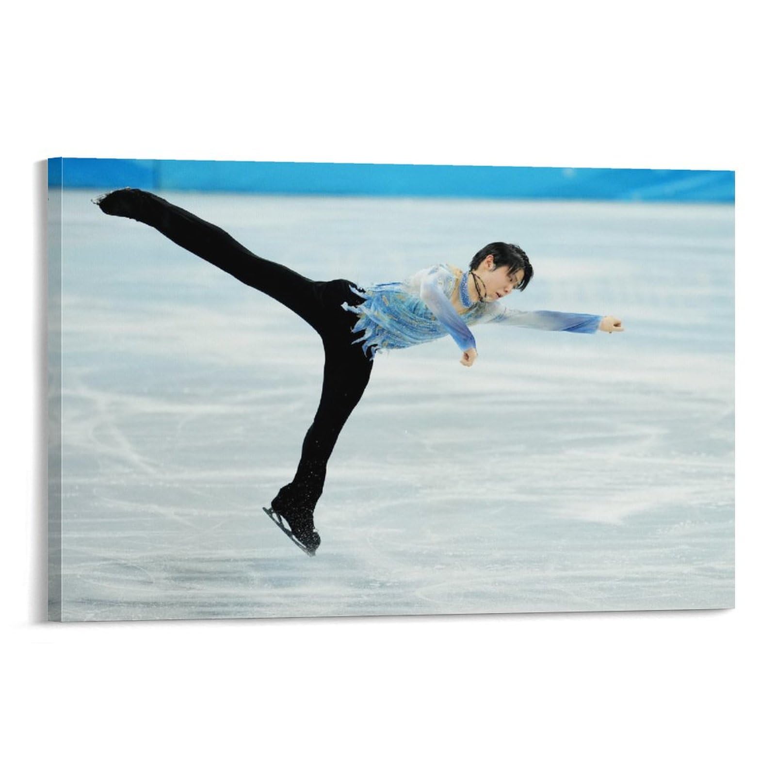 Amazon.co.jp: 羽生結弦 フィギュアスケート 芸術9ポスター キャンバス 
