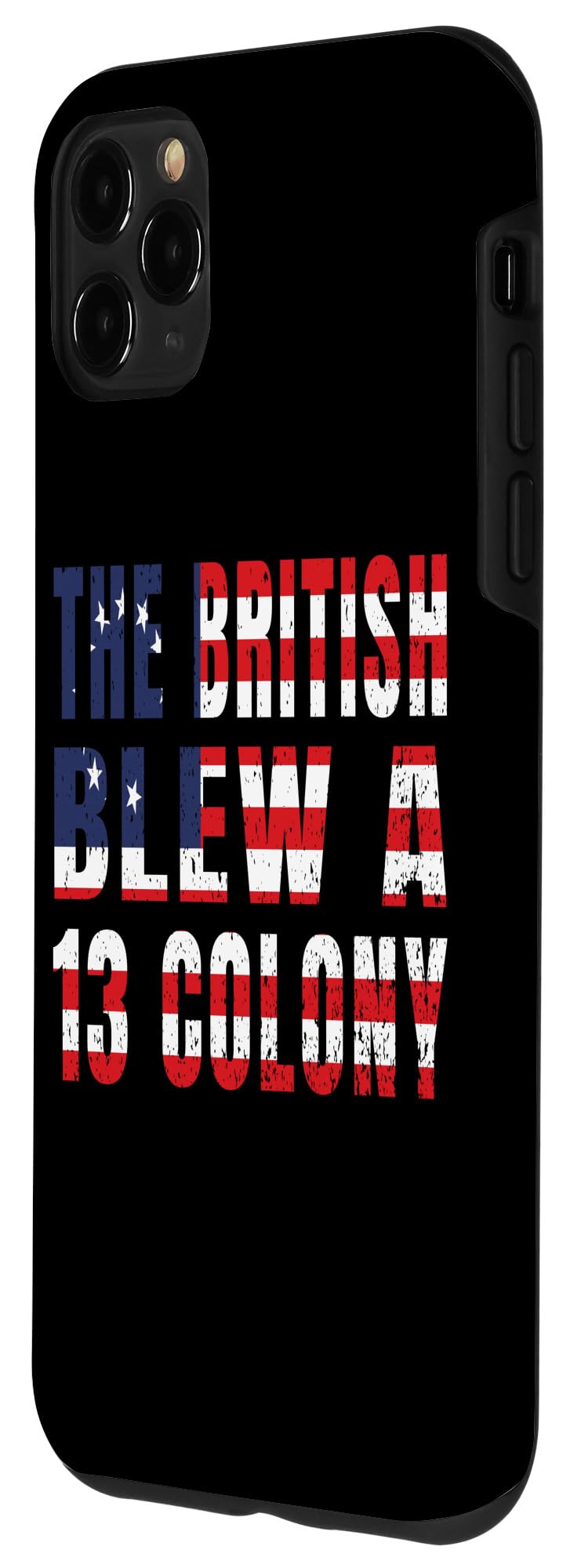iPhone 11 Pro Max British Blew 13 Colonies Independence Day Patriot Up Flag Case - Image 2