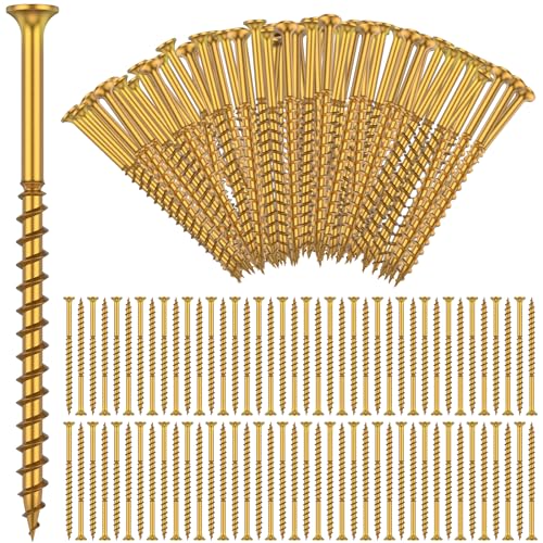 FUYGRCJ 125Pcs Squeaky Floor Repair Kit Steel Eliminate Floor Squeak Screws Kit Premium Squeaking Floor Fix Nails Floor Fixing Screws Replacement for Carpeted Floors Hardwood Floors(125 Screws)