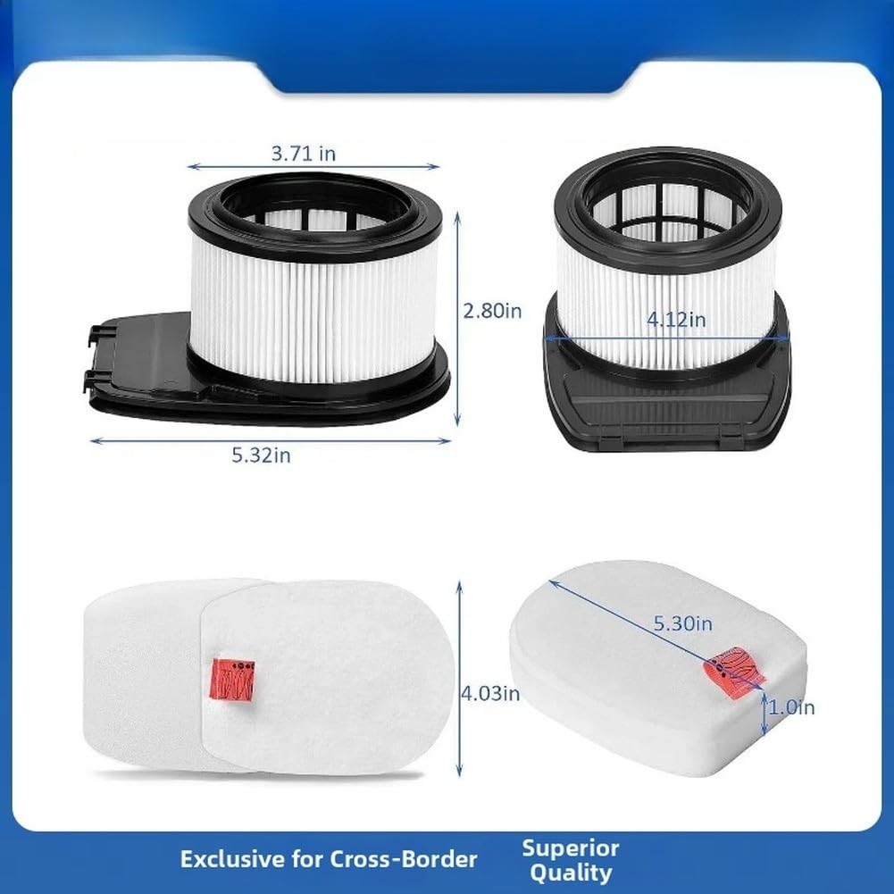 Cepillo para aspiradora para shark IZ640H Piezas Duraderas Cepillo(Filter Cotton)