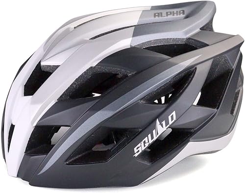 SQUALO Alpha - Casco de bicicleta para hombres y mujeres, casco de bicicleta con esfera de ajuste, unisex para adultos, casco de ciclismo para