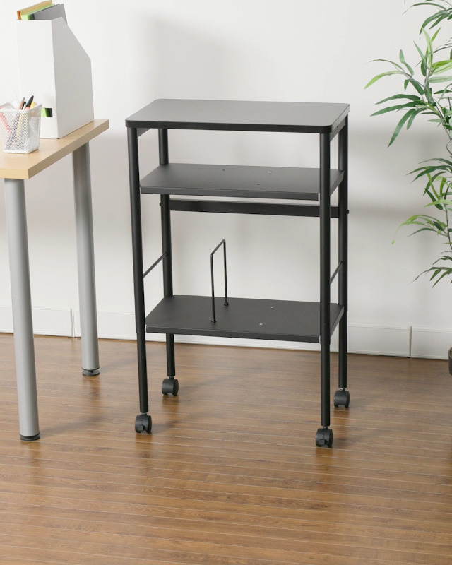 Amazon.co.jp: サンワサプライ 高さ可変ワゴン WG-MX01BK : 文房具