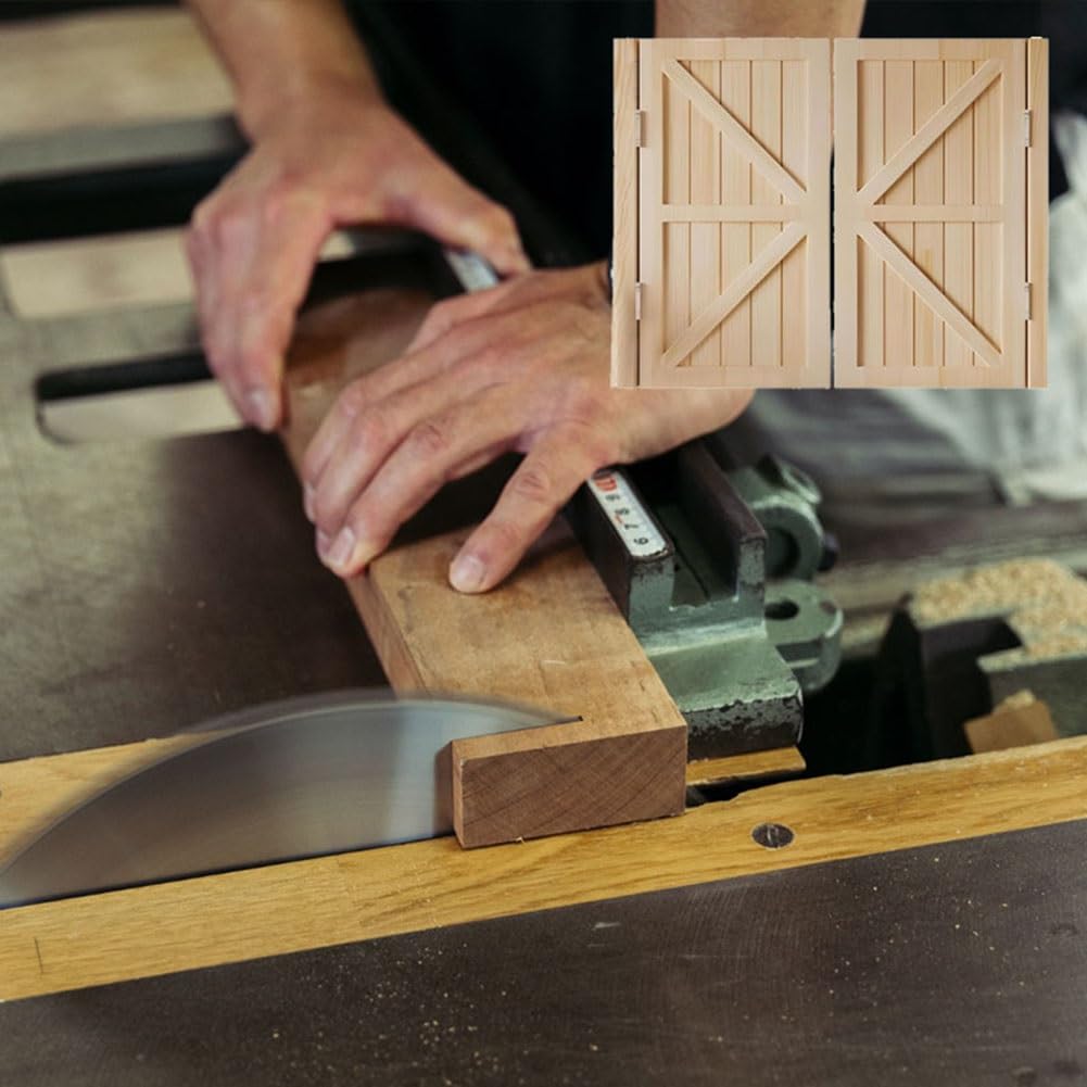 Generico Porte a Battente per Bar, Porta Saloon Legno Cucina Ristorante Partizione Moderno, Doppia Apertura Terrace Louver Gate Cancello, per Cucina Ristorante Terrazza