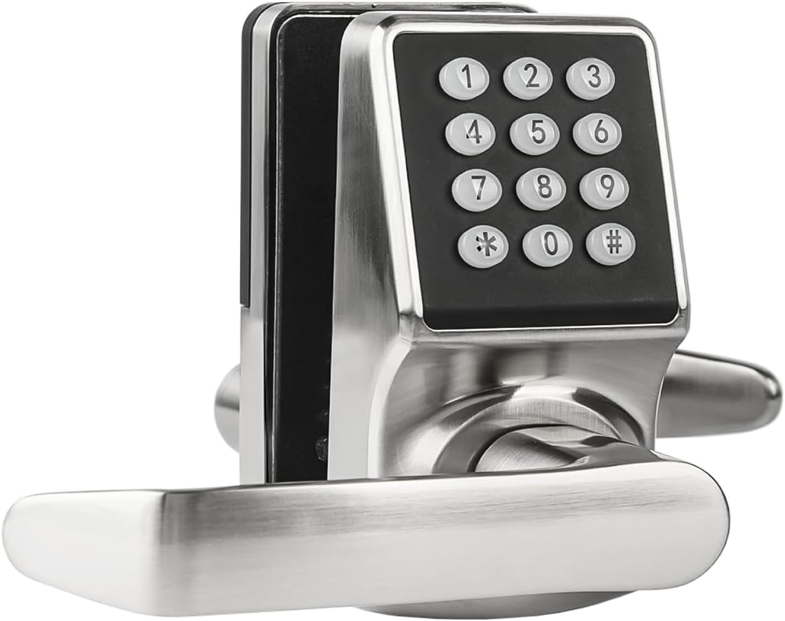キーパッド付きスマートドアロック、フロントドア用ドアロック、ICカード/パスコード/キー付き電子ドアノブ、アパート用キーパッド付きデ
